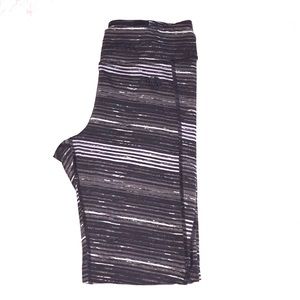 The North Face striped leggings in medium